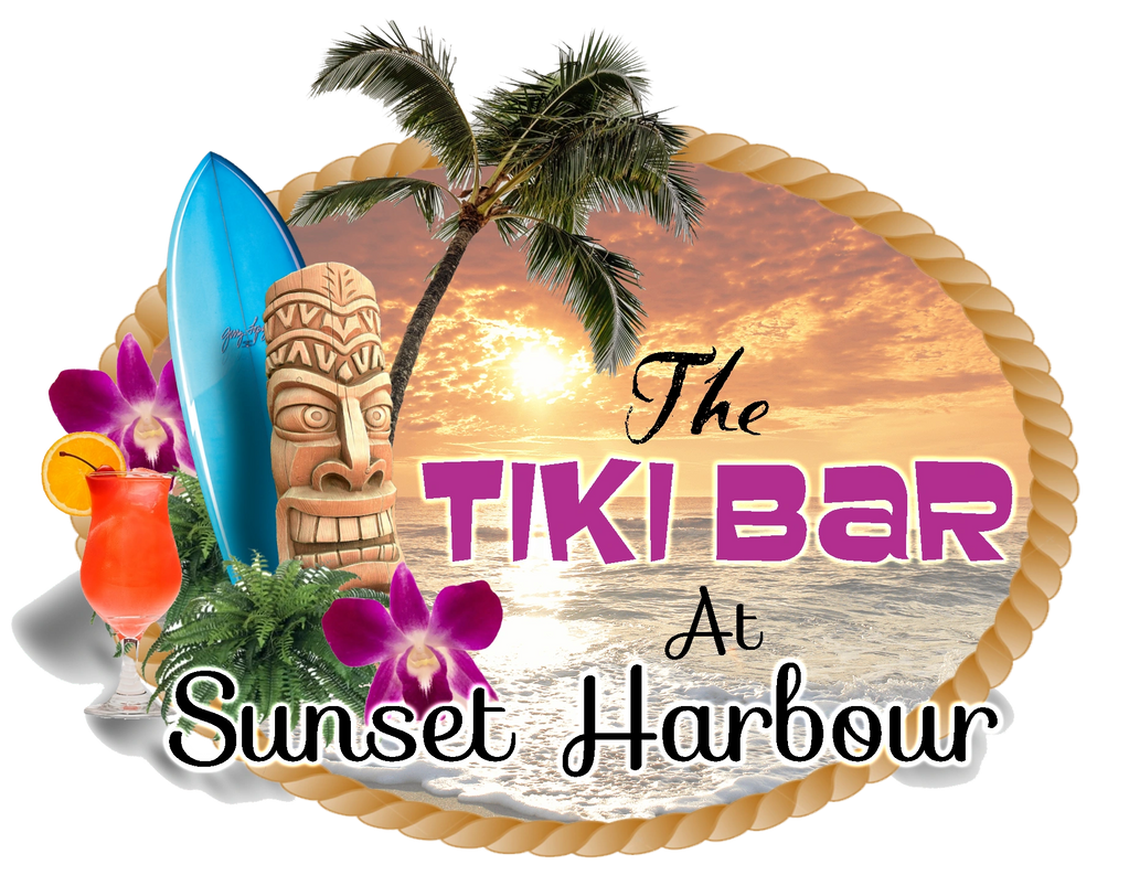 The Tiki Bar at Sunset Harbour Logo