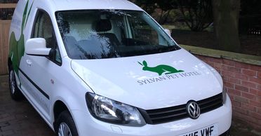 Volkswagen Caddy Van used as our Pet Limo for our pet collection and return service.