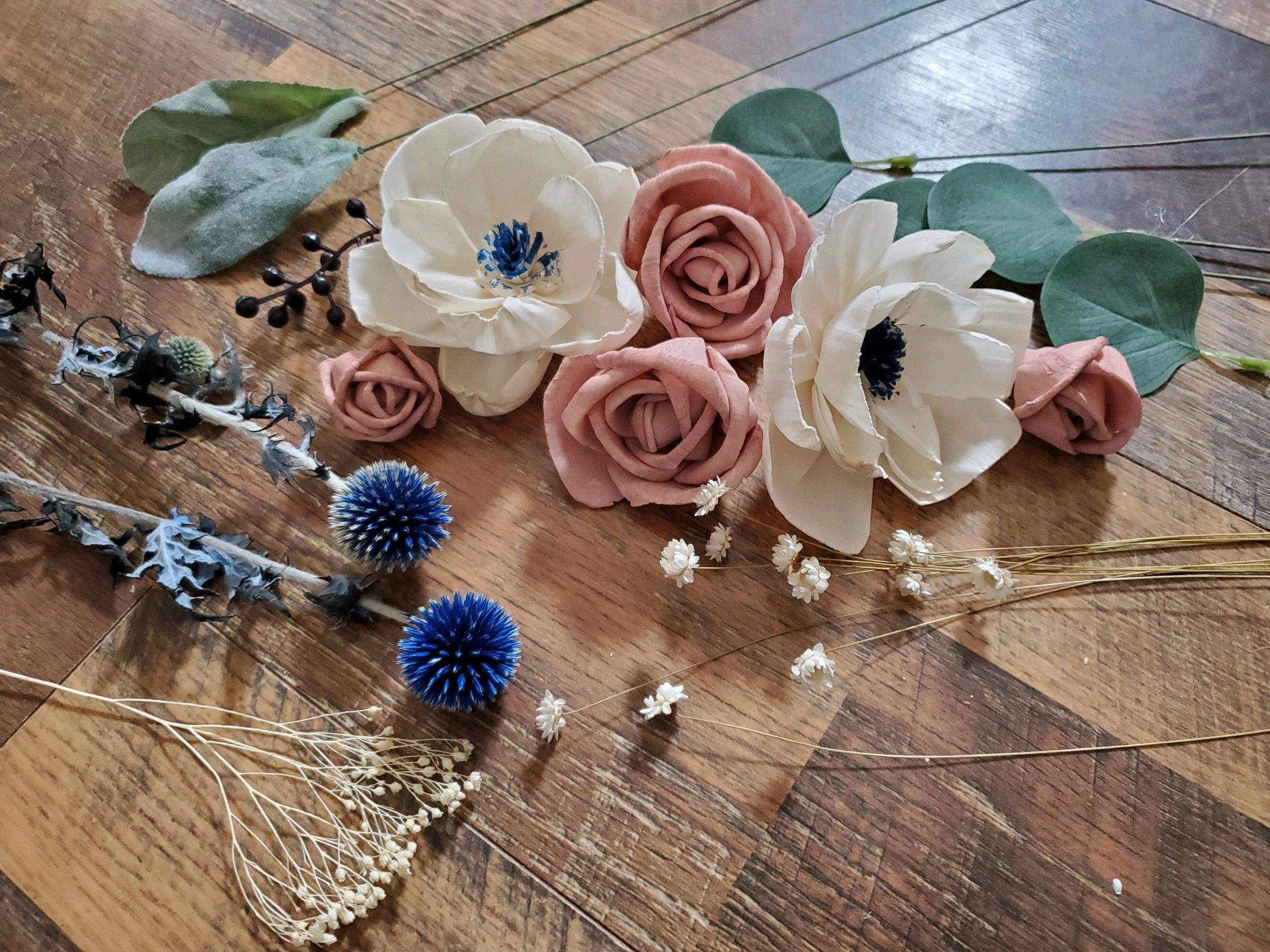Custom Sola Wood Bridal Bouquets