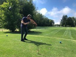 Tee Shot on Hole 4 at Golden Sands from the Back Blue Tees