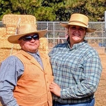 Daniel and Katherine Yriarte at the Draft Horse Classic in Grass Valley