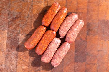 Schatzie's German & Italian Sausage selection