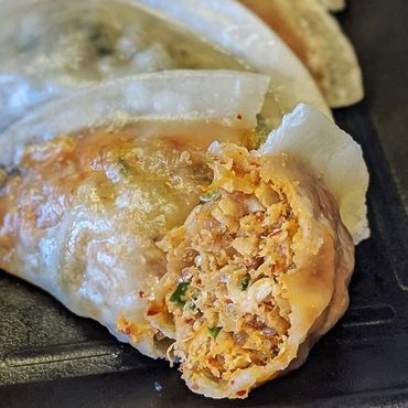 Daheen Mandoo Queens, NY Best Kimchi Steamed Korean Dumplings