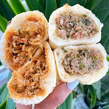 Daheen Mandoo Flushing, NY Best Giant Pork Kimchi Dumplings