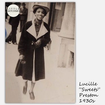 Meet Lucille "Sweets" Preston - 
Pictured here on her first international dancing gig in Buenos Aire