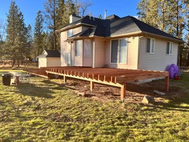 First phase of the new deck finished