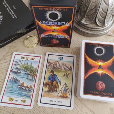 America Eclipsed Tarot deck and book.