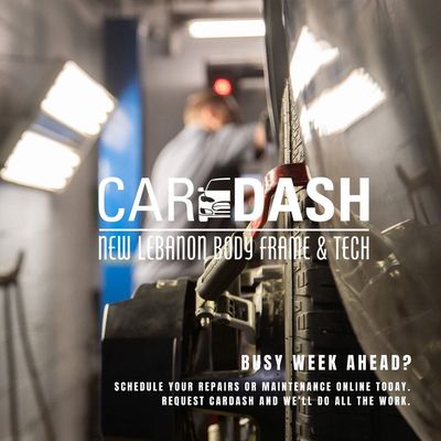 CarDash is New Lebanon Body, Frame and Tech's pick-up and drop-off auto repair service