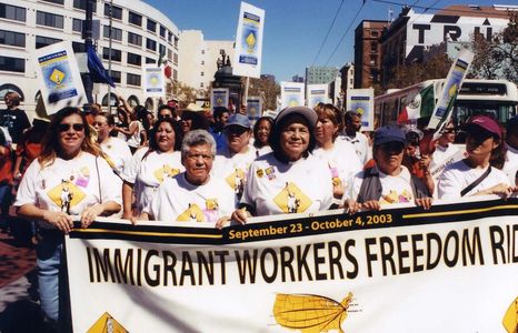 The Long Ride is a timely award-winning documentary about the historic 2003 Immigrant Workers Freedom Ride.