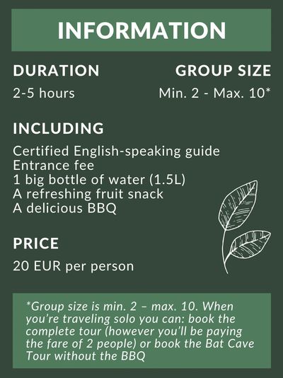 Information about the Bat Cave & BBQ tour