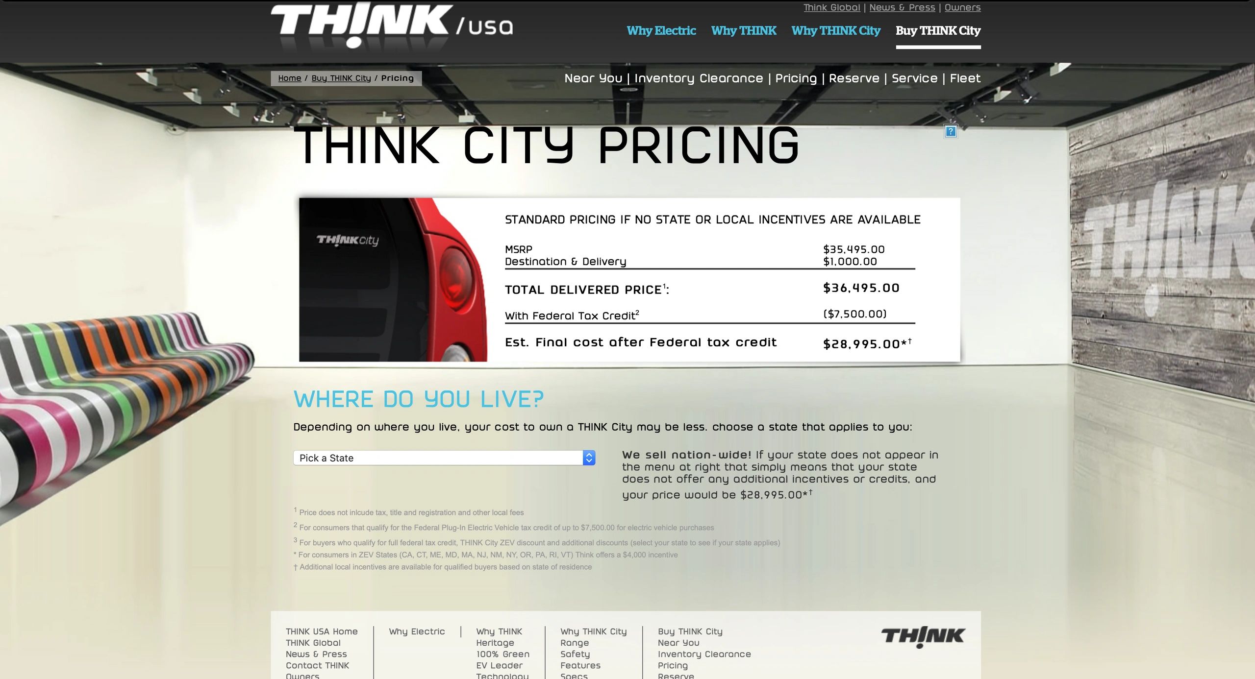 Think City EV launch direct purchase from Think City website, an industry 1st