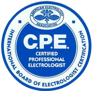 A CPE will proudly display this seal. It is the patient/client's assurance of professionalism.