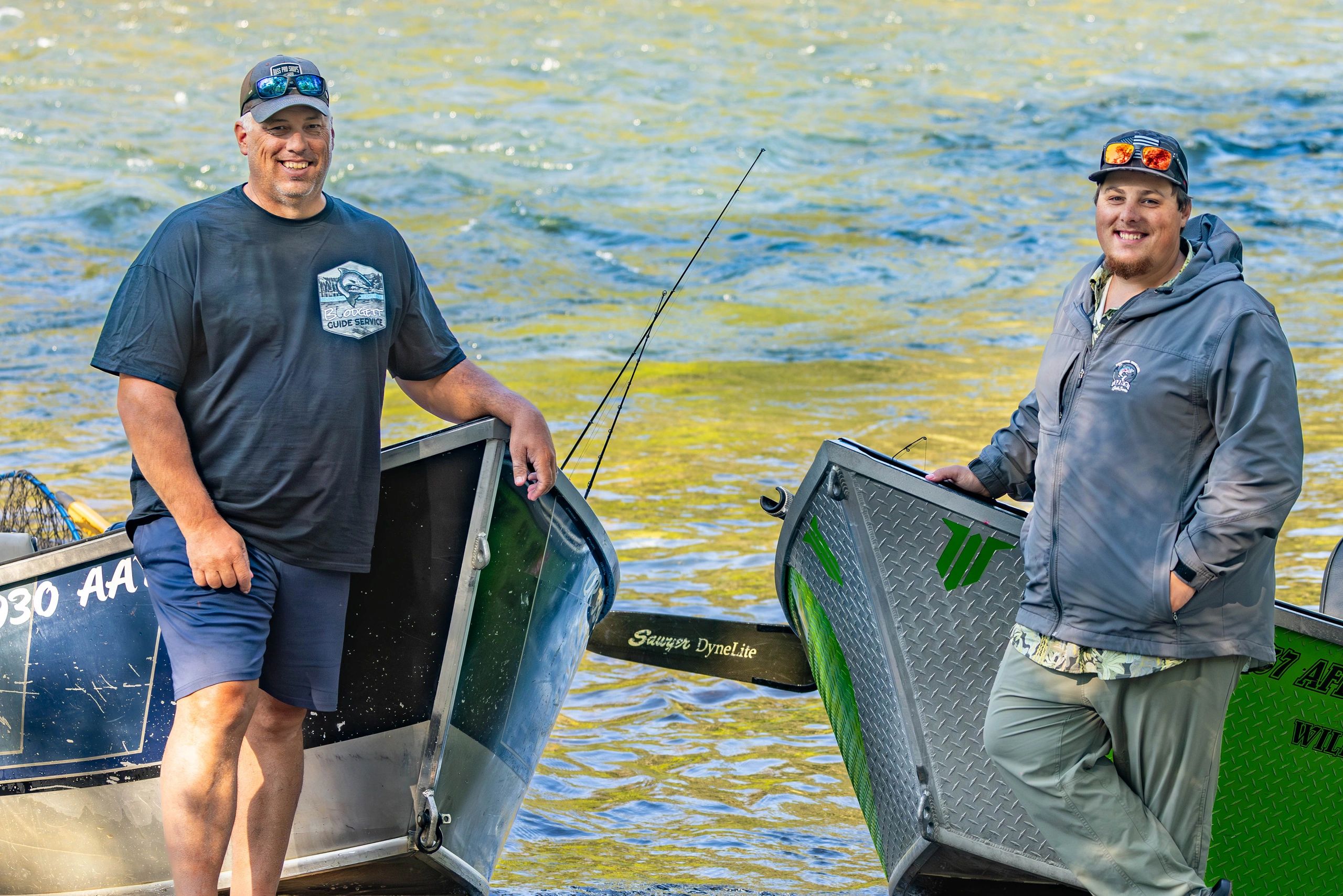 Rogue River fishing guides Captain Shawn & Captain Isaac Blodgett for salmon and steelhead trips