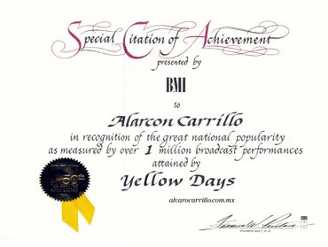 Premio de BMI por más de 1 millón de tocadas dentro de los EUA de "LA MENTIRA" ("SE TE OLVIDA") en s