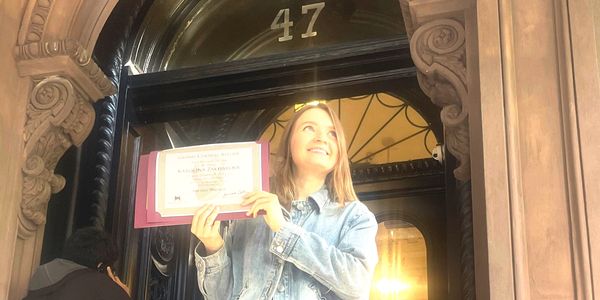 Graduation from the Grand Central Atelier in New York.