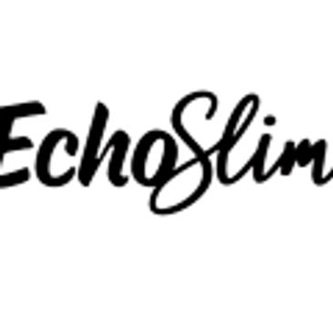 EchoSlim logo in black cursive font.