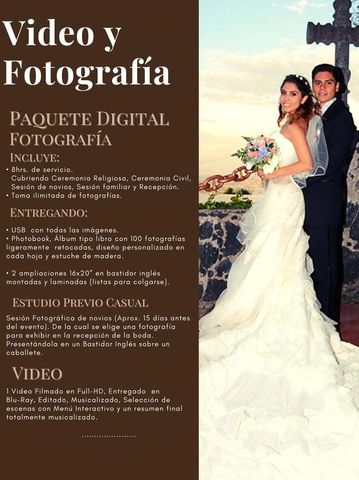 Fotografía y Video Bodas XV años