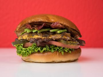 avocado bacon smash burger