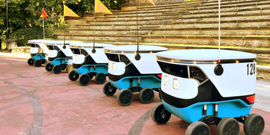 Cartken Sidewalk Delivery Robot for small and medium-sized business automation