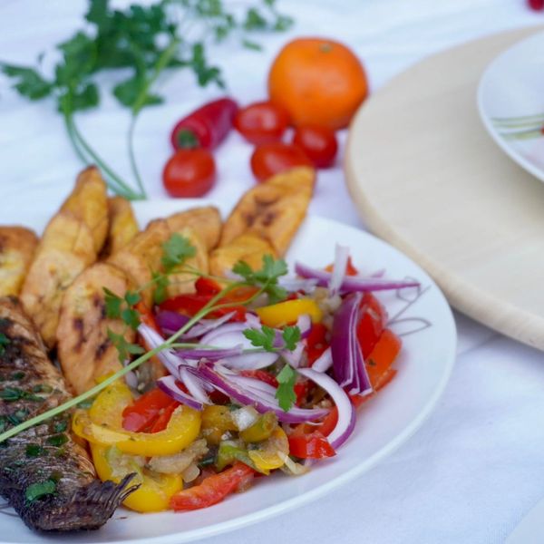 plate with food