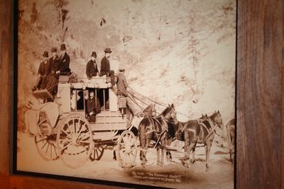 Picture on the wall in the Hideout of Deadwood stagecoach.