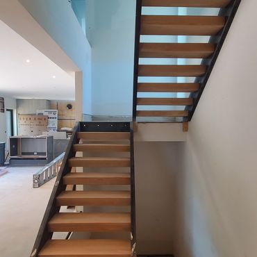Wood Floating Staircase