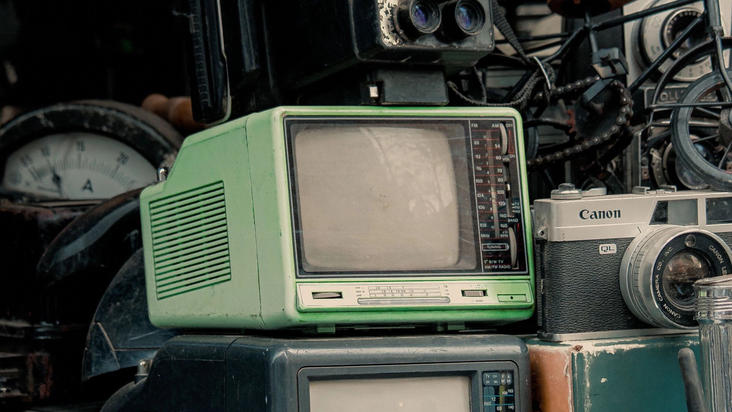 Image of an old television