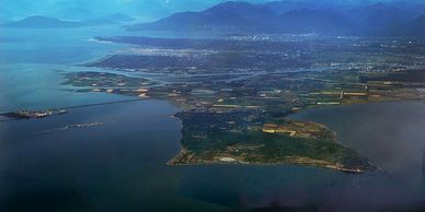 arial view of Point Roberts Washington