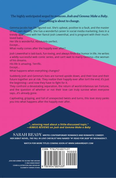 Back cover of Josh and Gemma the Second Time Around by Sarah Ready