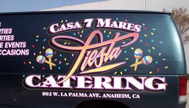 Original Logo Designed for Delivery Van Advrtising