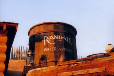 Vintage distressed patina painted hand lettering sign painting