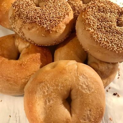 homemade bagels