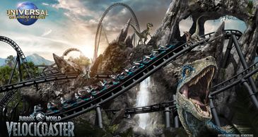 Jurassic World VelociCoaster at Universal Studios