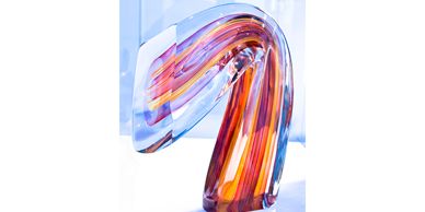 Fine art glass sculpture.
