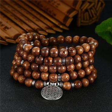 Rosary prayer beads flower of life