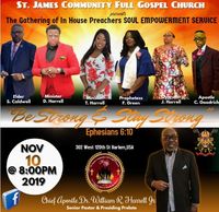 Join us on Sunday Night Soul Empowerment November 10, 2019 @ 8:00 PM