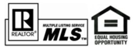 Logos of Realtor, MLS, and Equal Housing Opportunity side by side.