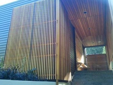 modern outdoor entry