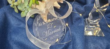 Personalized, Customized, Gift, Ornament, Lover, Acrylic, Keepsake, wedding gift, one of a kind