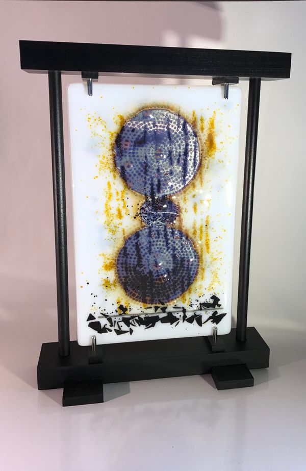 Fused glass - gallery frame