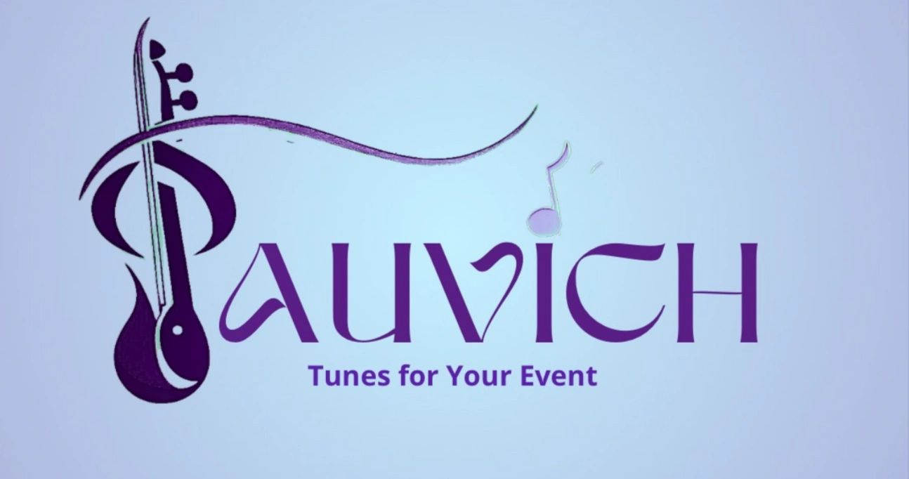 Logo of Pauvich, a musical event service.