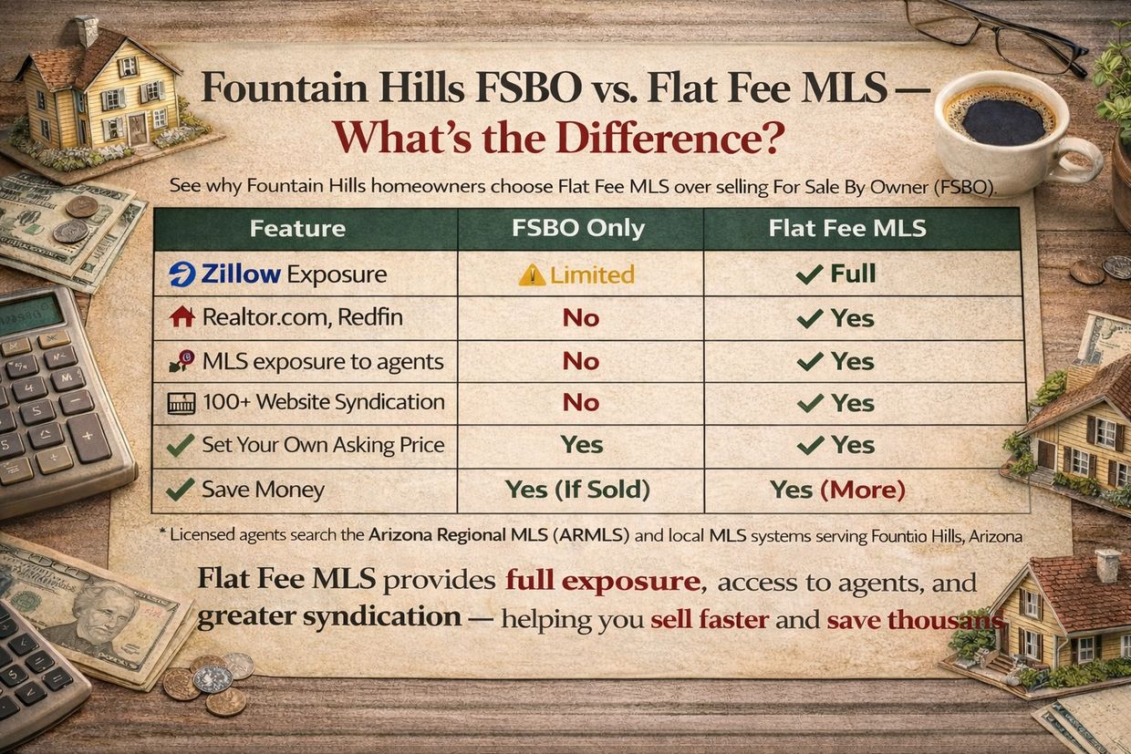 Flat Fee Comparison Chart Fountain Hills