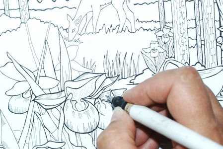 Hand drawn original designs by your artist Cindy Kolling.