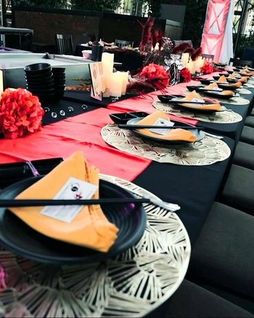 Hibachi Catering and Bartending services for any event: birthday, wedding, welcome baby, corporate.