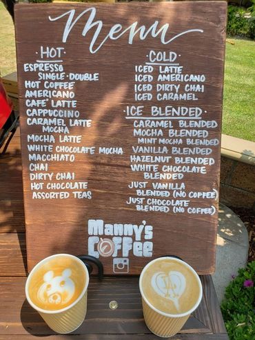 Coffee station for any event: birthday, wedding, welcome baby, bridal shower, corporate event.