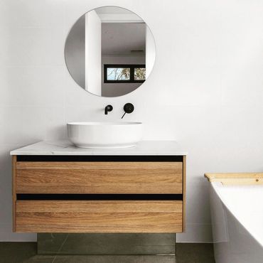 American oak, vanity, timber, modern, kitchen, bathroom, natural, stylish, oak, laundry, cabinet