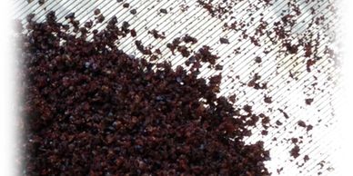 Black walnut shell media for APS high performance deep bed nutshell filter.