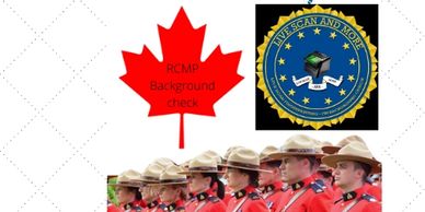 Canadian RCMP Background Check