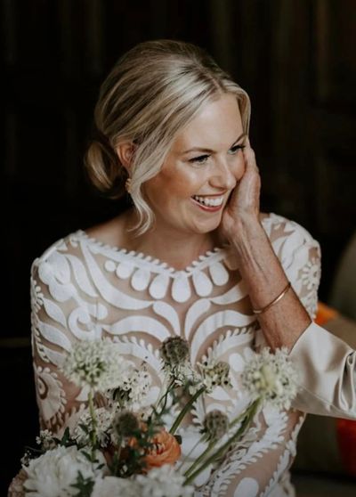 Soft natural makeup enhancing your beauty with Hair by Gill at Hair by GRO at Dorfold Hall
