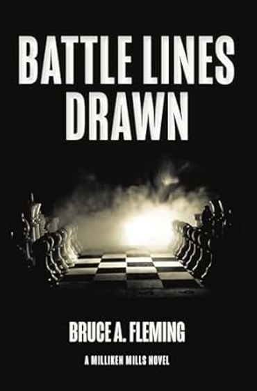 Book cover with chess pieces and the title 'Battle Lines Drawn'.